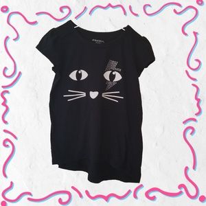 Rockstar Kitty Shirt - Large 10/12